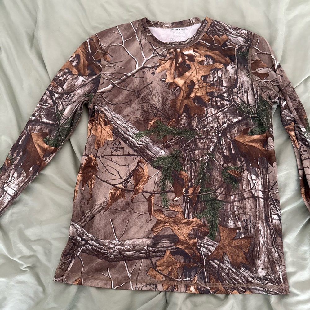 Y2K Swamp Camo Long Sleeve Shirt